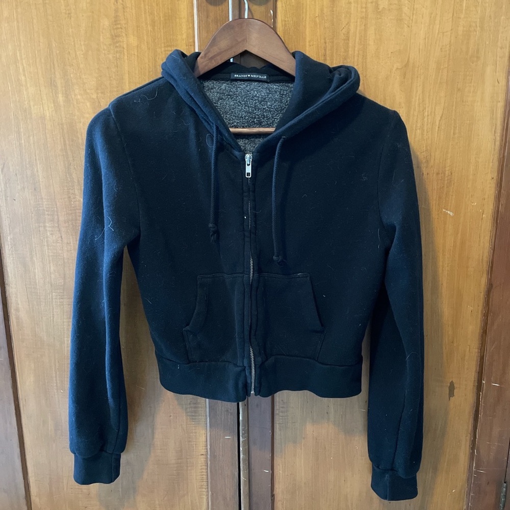 Brandy Melville Cropped Hoodie